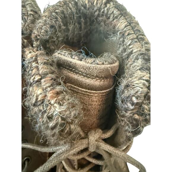 NWT & Box Kara Taupe Taipei B52 Bu Bulldog Boots Brown w/Wool at Ankle. 8.5 - Picture 3 of 7